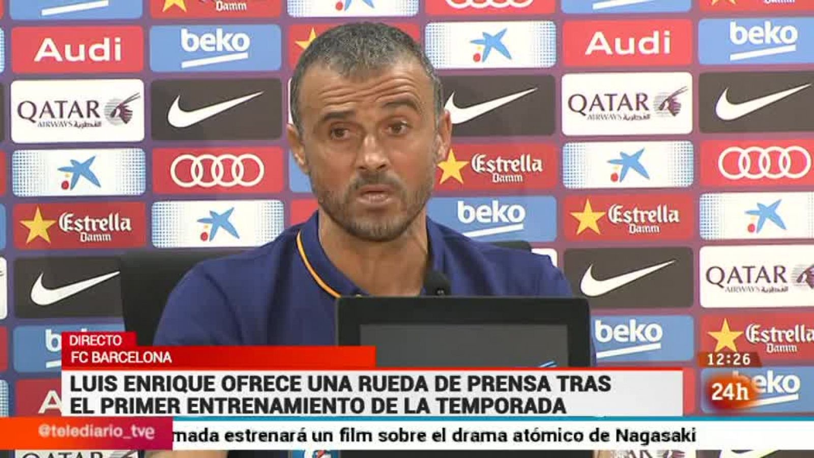 Informativo 24h: Luis Enrique: "Arda Turan hará crecer la competencia" | RTVE Play