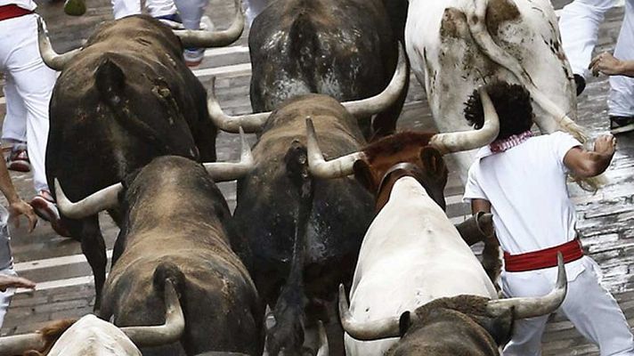 Telediario 1 - Último encierro de san Fermín