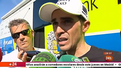 El ciclista espaol Alberto Contador (Tinkoff-Saxo), uno de los  principales damnificados en la dcima etapa del Tour de Francia, ha  explicado que "no consegua respirar, ni hacer que giraran" sus  piernas, provocando que "un da malsimo" en contra