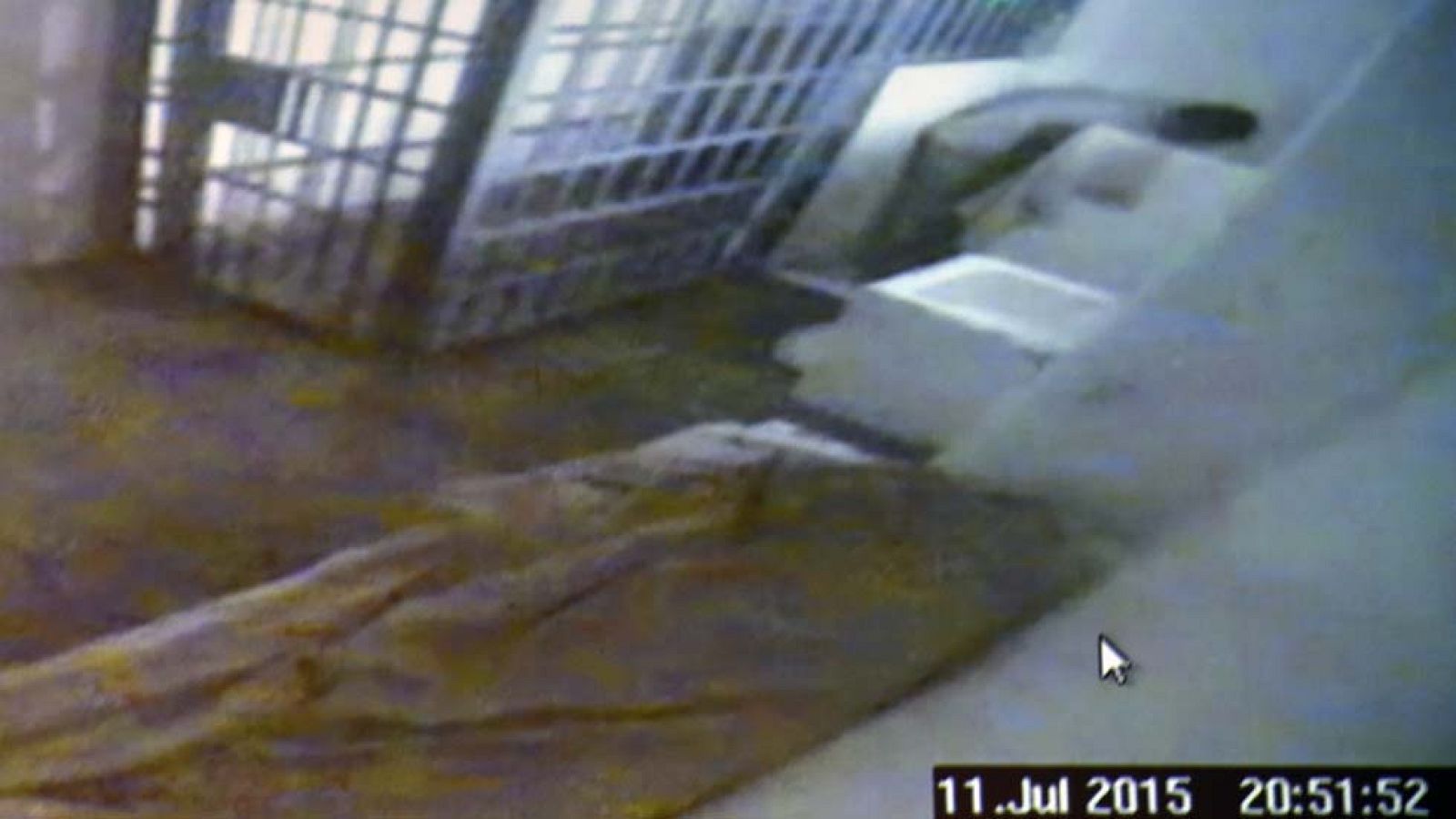 Una grabación muestra los instantes previos a la fuga del 'Chapo' Guzmán