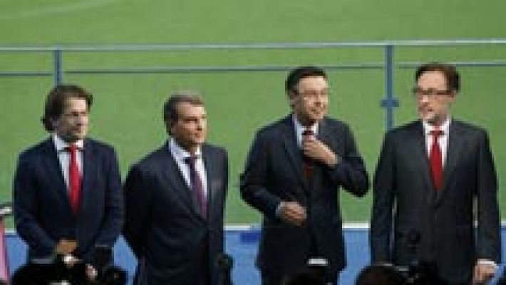 Bartomeu, abrumado en el debate con Laporta, Freixa y Benedito