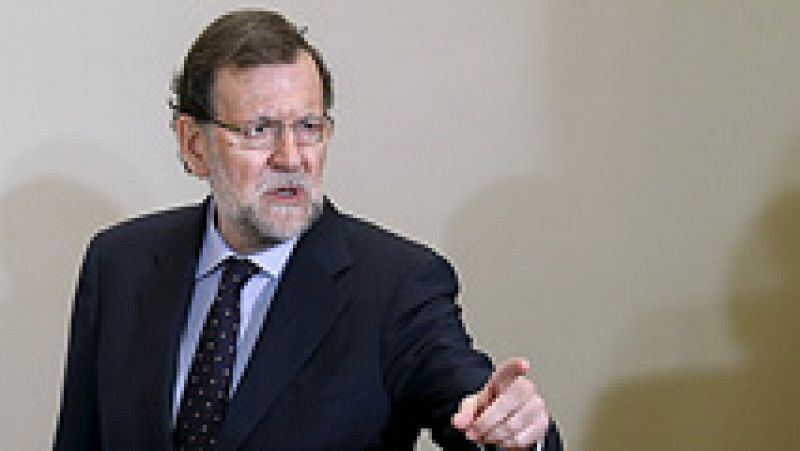 Rajoy: "No va a haber independencia de Cataluña y tampoco se va a ir de Europa"