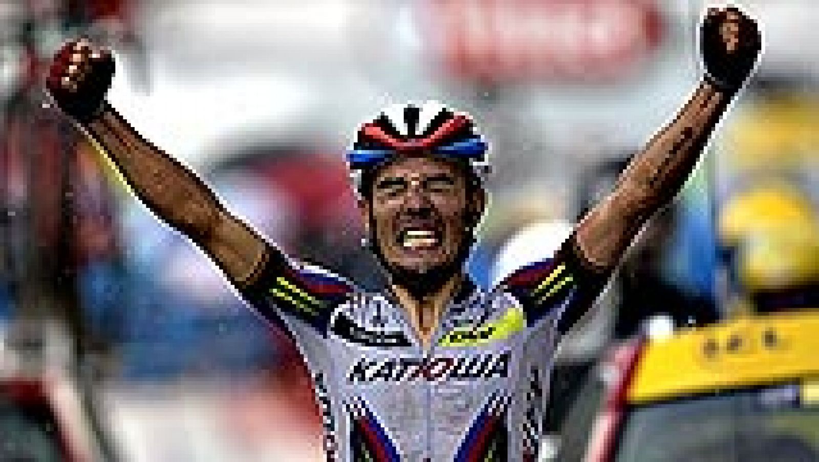 El ciclista español Joaquim Rodríguez, del Katusha, se ha impuesto  en la duodécima etapa del Tour de Francia, disputada este jueves  entre la localidad de Lannemezan y Plateau de Beille, puerto de  categoría especial, sobre 195 kilómetros, mientras