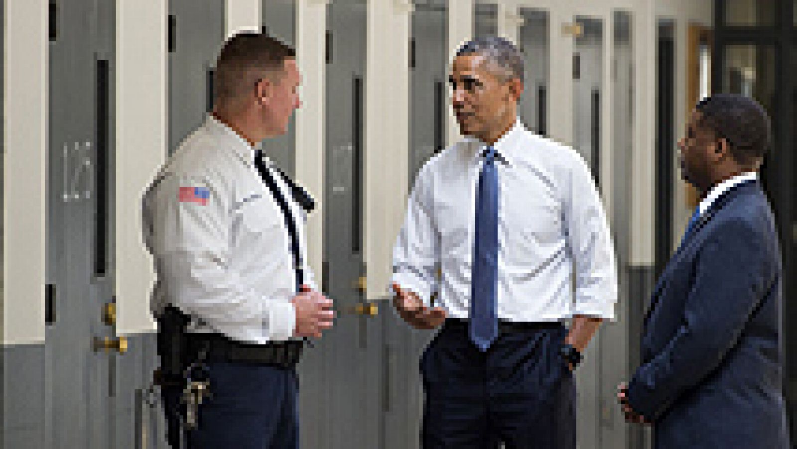 Telediario 1: Obama visita una cárcel para arrojar luz a los defectos del sistema penitenciario de EE.UU. | RTVE Play