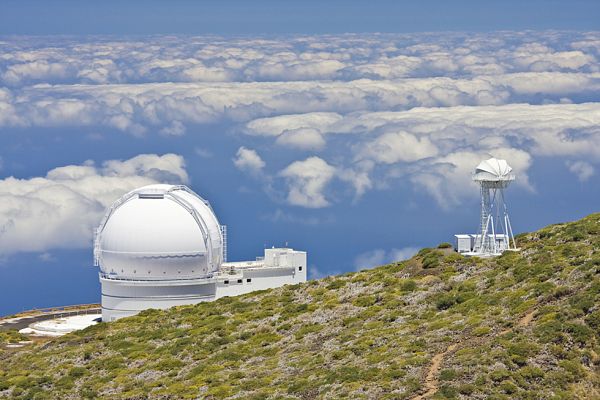 Telediario 1 - El Observatorio de La Palma recibirá 20 telescopios de rayos gamma