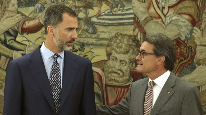 Artur Mas, a su llegada a Zarzuela: "Vengo en son de paz" 