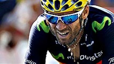 El ciclista murciano del equipo Movistar se coloca tras la 14 etapa en el cuarto puesto de la general, a tan solo 30 segundos del podio, que lo marca Tejay Van Garderen (BMC).