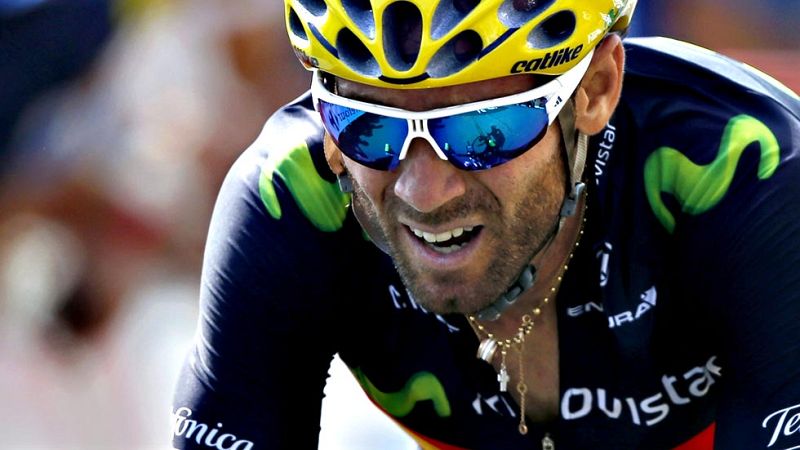 El ciclista murciano del equipo Movistar se coloca tras la 14ª etapa en el cuarto puesto de la general, a tan solo 30 segundos del podio, que lo marca Tejay Van Garderen (BMC). 