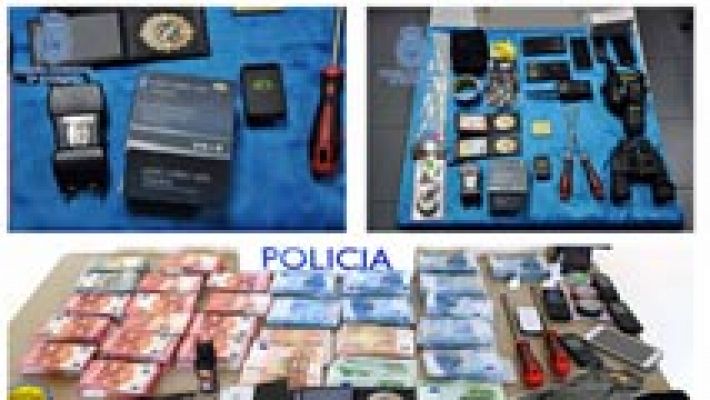 Telediario 1 - Seis detenidos por hacerse pasar por guardias civiles