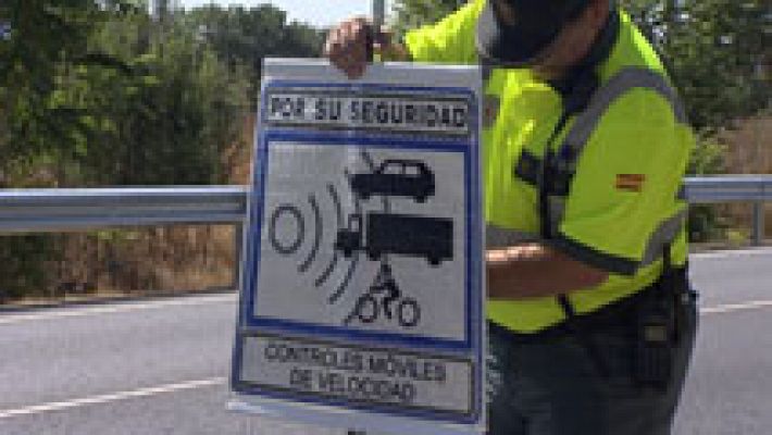 Telediario 1 - Campaña de la DGT para vigilar el exceso de velocidad