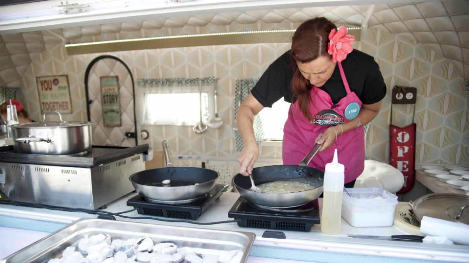 Cocineros al Volante - ¡Cristina y Xaro a la gresca por la salsa verde!