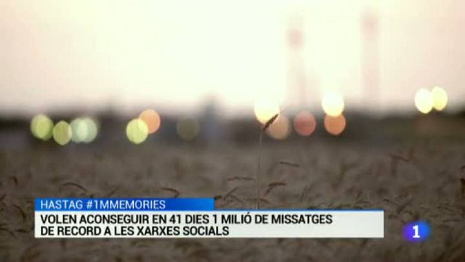 Campanya #1MMemories per recordar els que no hi són