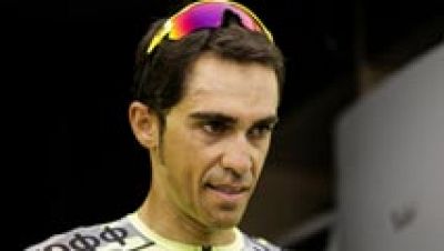 Contador: "Se me ha ido la rueda y me he cado"