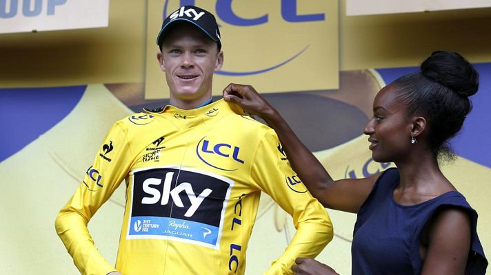 Telediario 1 - Froome aguanta y Contador cede más de dos minutos