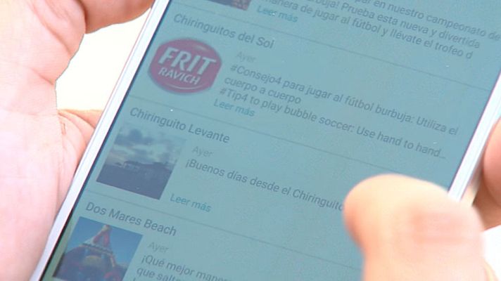 Telediario 1 - 'Apps' playeras que localizan el chiringuito más cercano o informan del tiempo