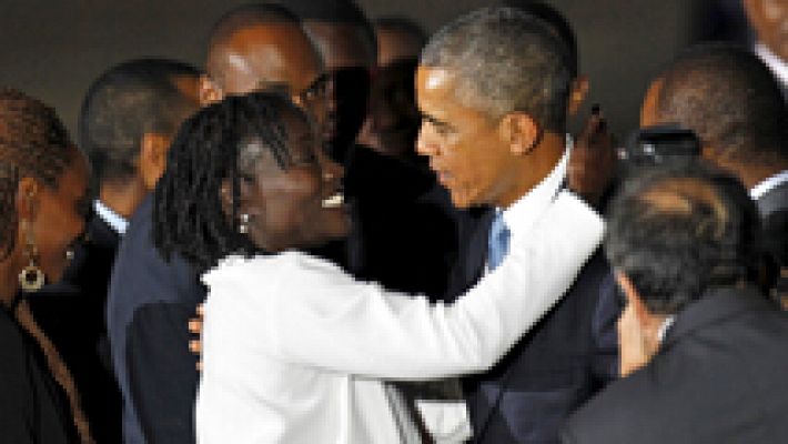Kenia recibe a Barack Obama