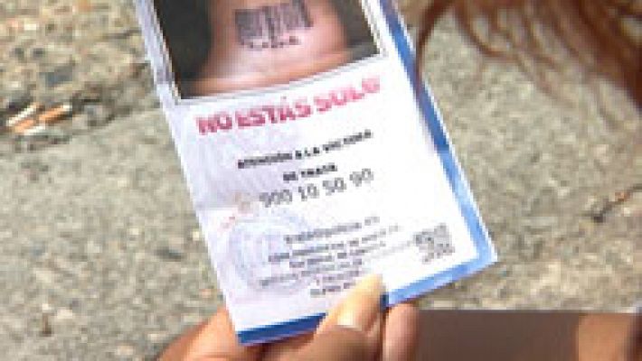 Telediario 1 - Agentes de Extranjería recorren las carreteras en Girona para luchar contra la trata de blancas