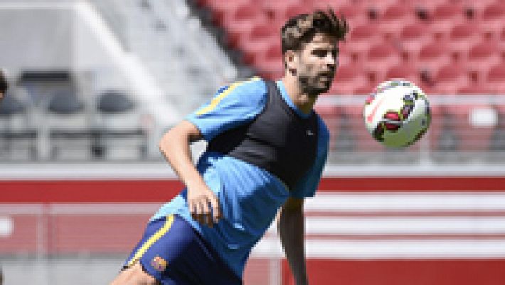 Telediario 1 - El Barcelona quiere recuperar la pegada ante el Chelsea de Mourinho