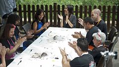 Cocineros al Volante - Los aspirantes, boquiabiertos tras el 'disfrute' en el restaurante Callizo