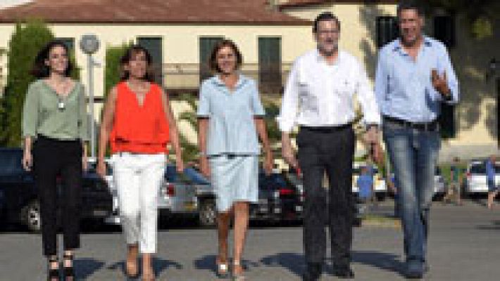 Rajoy dice que se cumplirá la ley en Cataluña