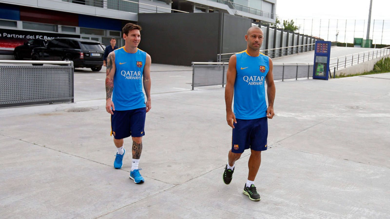Messi y Mascherano adelantan su vuelta al trabajo | Ver