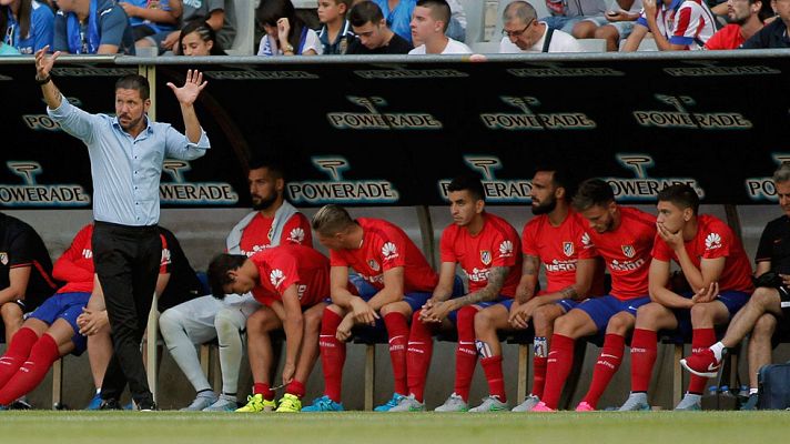 Telediario 1 - Simeone: "Carrasco, Vietto y Óliver nos hacen tener variantes"