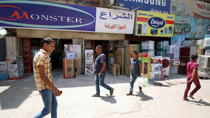 Telediario 1 - Hoy acaban en Irak los cuatro días de fiesta por el calor