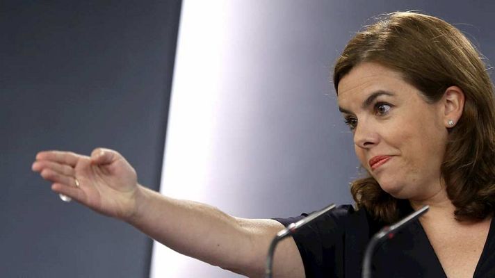 Telediario 1 - El Gobierno reclama a Mas respeto a la "legalidad" y "neutralidad" en la campaña electoral