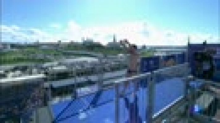 Telediario 1 - Carlos Gimeno, rindiendo a "gran altura" en Kazán