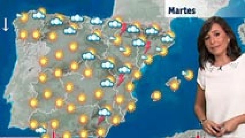 Nubes en el norte y descenso general de temperaturas 