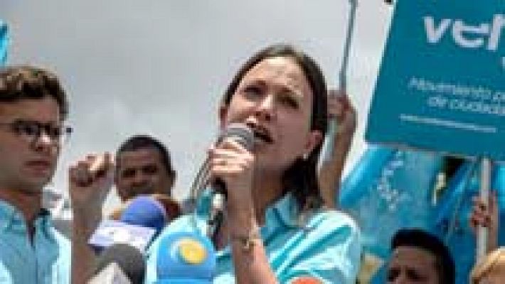 Telediario 1 - Corina Machado no podrá presentarse a las elecciones parlamentarias en Venezuela