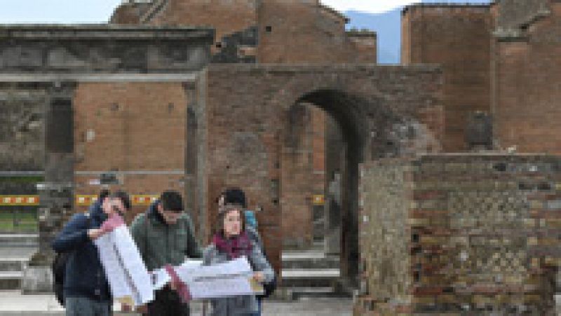 Pompeya recupera su 'Gimnasio Grande' tras siete años de restauración
