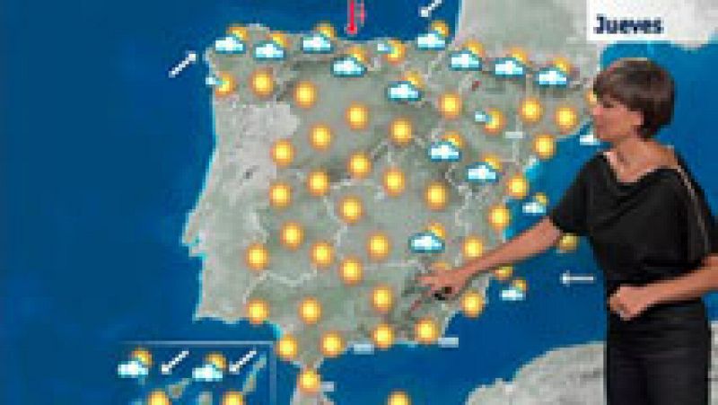 Se mantiene el calor en el centro y el sur del país