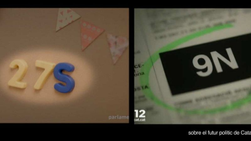 El vídeo de campaña de la Generalitat para el 27-S, prácticamente idéntico al del 9-N