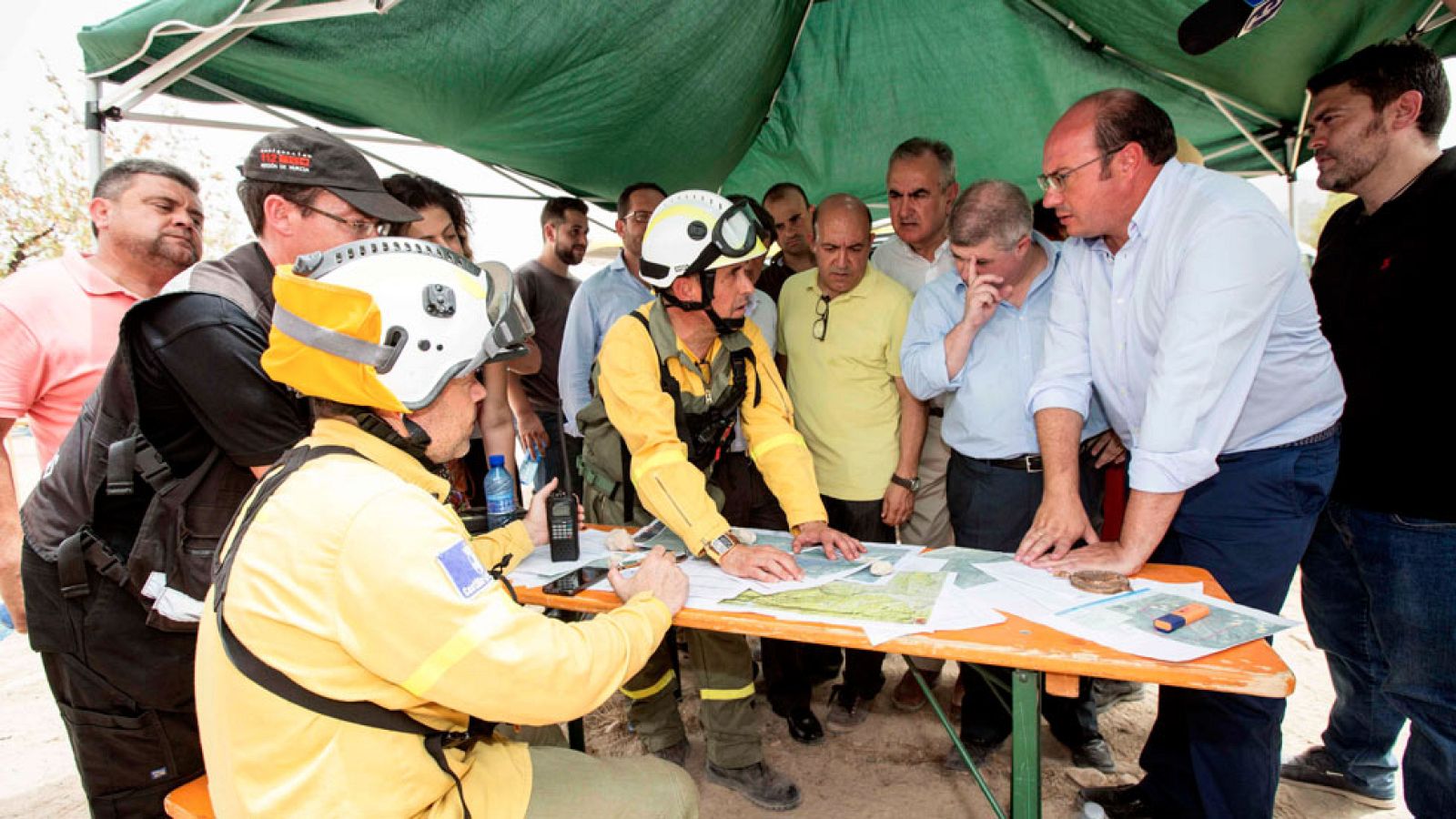 El fuego en Murcia ha quemado más de 620 hectáreas