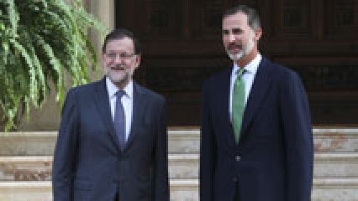 El rey y Rajoy se reúnen en Marivent