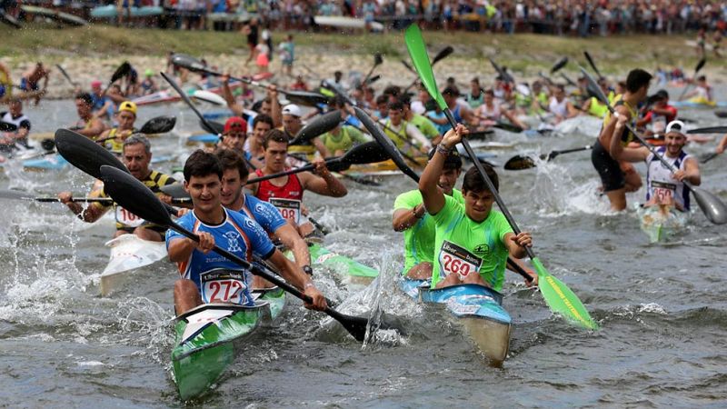 Bouzán-Fiuza ganan el 79 Descenso del Sella en K-2, y el luso Ramalho en K-1