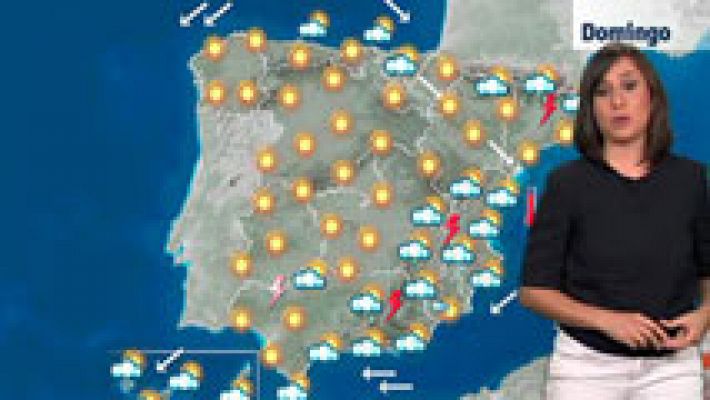 El tiempo - Chubascos en el sudeste peninsular, Baleares y Canarias