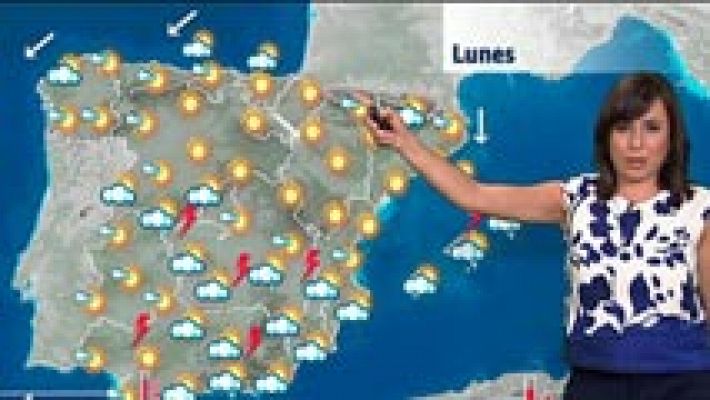 Tormentas en el sureste, Baleares y Canarias