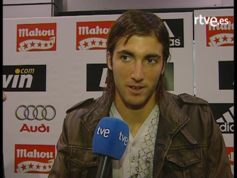  El "Pipita" Higuaín habla tras la victoria contra el Athletic por 3-2, partido en el que marcó dos goles.