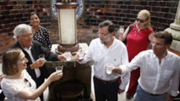 Telediario 1 - Rajoy asegura que España superará los 68 millones de turistas extranjeros en 2015