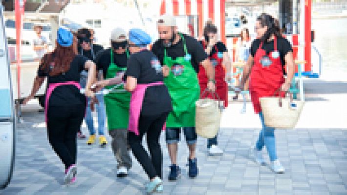 Una carrera a ciegas por la localidad de Denia