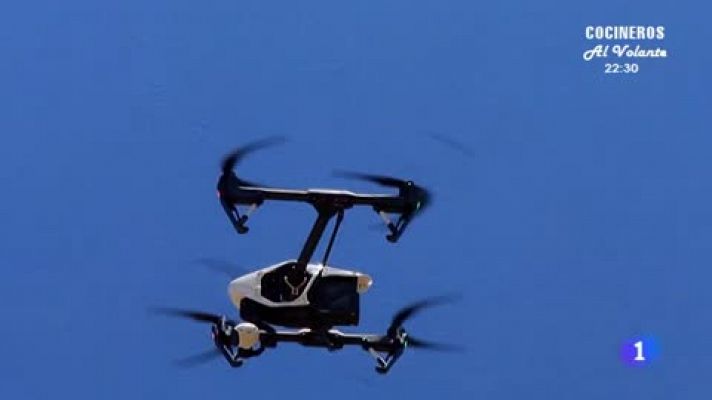 ¡Salvados por un mini dron!