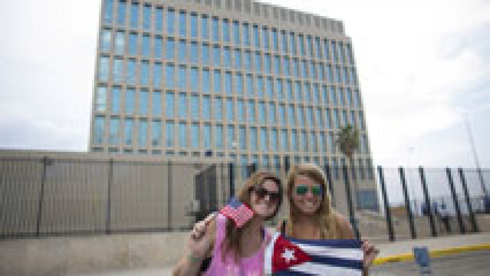 Telediario 1: Últimos preparativos para la reapertura de la embajada norteamericana en Cuba  | RTVE Play