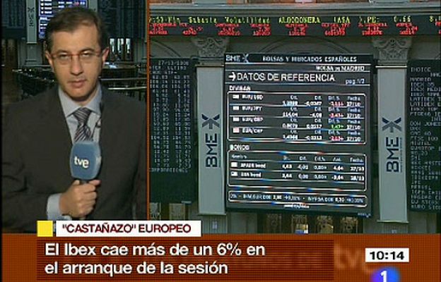 La Bolsa baja un 6%