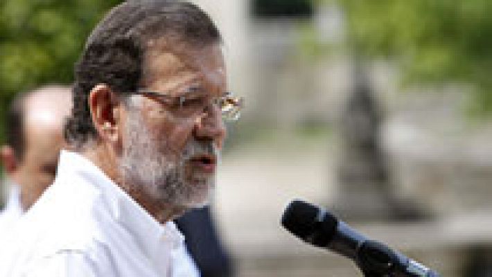 Informativo 24h - Rajoy, satisfecho con las explicaciones de Fernández Díaz, asegura que se le atendió por un tema de seguridad