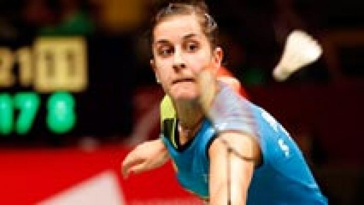 Telediario 1 - Carolina Marín pasa a las semifinales tras vencer a la china Shixian Wang