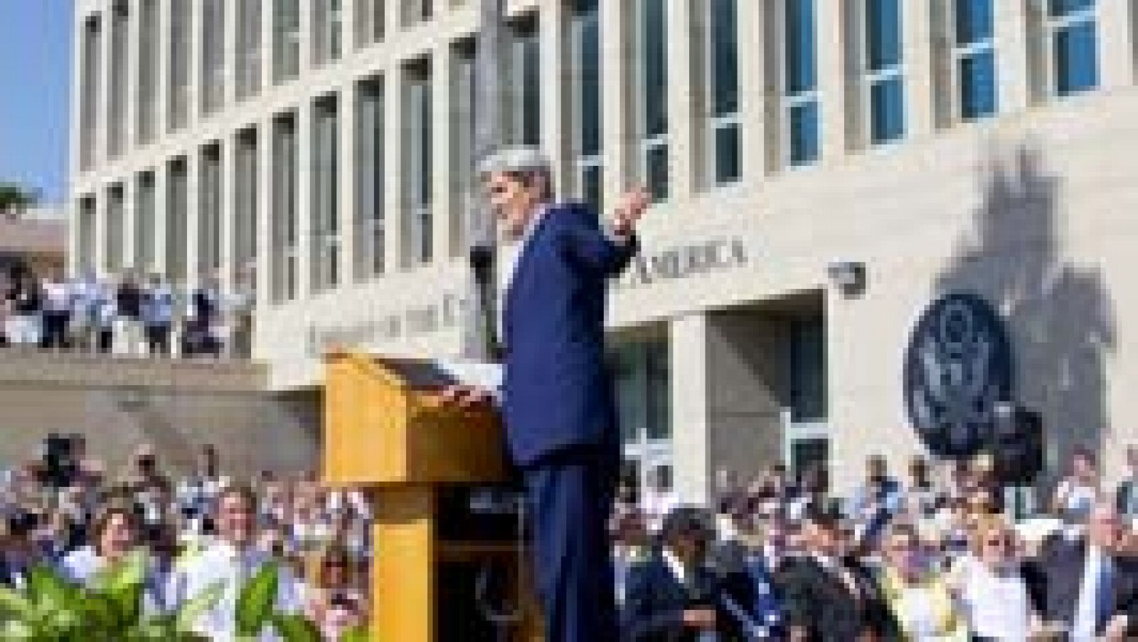 La tarde en 24h: Kerry reabre la embajada en Cuba: "No hay nada que temer" | RTVE Play