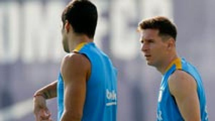 Telediario 1 - El Barça cree en la remontada en el Camp Nou