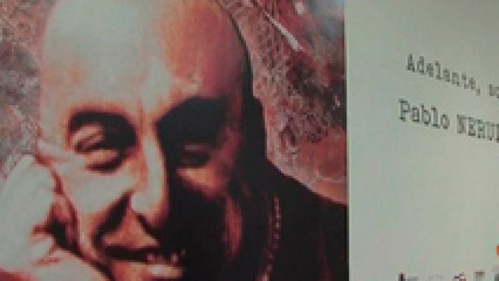 Una exposición recuerda en Cantabria a Pablo Neruda